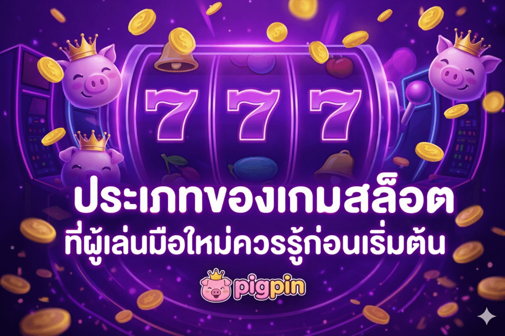 ประเภทของเกมสล็อต ที่ผู้เล่นมือใหม่ควรรู้ก่อนเริ่มต้น